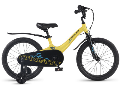 Детский велосипед Maxiscoo Jazz Стандарт 18, год 2026, цвет Желтый