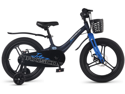 Детский велосипед Maxiscoo Jazz Pro 18, год 2026, цвет Черный