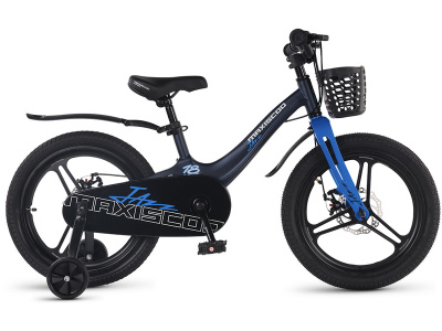 Детский велосипед Maxiscoo Jazz Pro 18, год 2026, цвет Черный