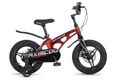 Детский велосипед Maxiscoo Cosmic Deluxe Plus 14, год 2026, цвет Красный