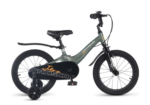Детский велосипед Maxiscoo Jazz Стандарт Плюс 16, год 2026, цвет Зеленый
