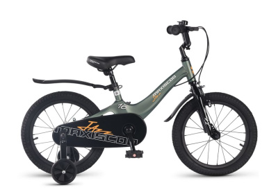 Детский велосипед Maxiscoo Jazz Стандарт Плюс 16, год 2026, цвет Зеленый