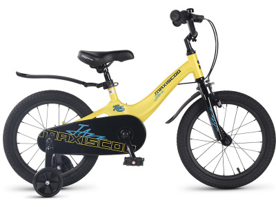 Детский велосипед Maxiscoo Jazz Стандарт Плюс 16, год 2026, цвет Желтый
