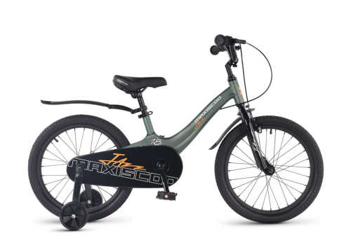 Детский велосипед Maxiscoo Jazz Стандарт 18, год 2026, цвет Зеленый