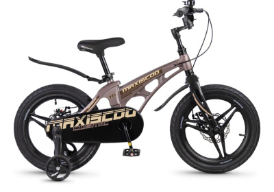 Детский велосипед Maxiscoo Cosmic Deluxe 16, год 2026, цвет Коричневый
