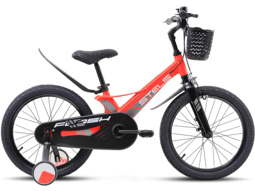 Детский велосипед Stels Flash 18, год 2026, цвет Красный