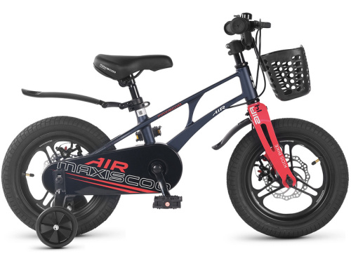 Детский велосипед Maxiscoo Air Pro 14, год 2026, цвет Черный