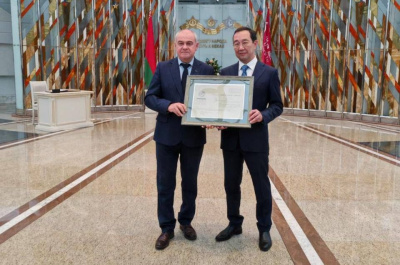 Музею Беларуси передали копию указа о присвоении звания Героя Советского Союза Фёдору Попову / ЯСИА   