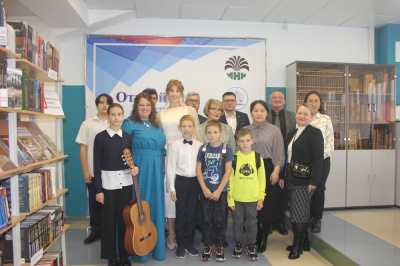 Открытие модельной библиотеки №8 в п.Айхал /    