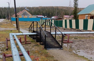 В якутском селе Даппарай к новым инженерным сетям ГУП «ЖКХ РС (Я)» подключили жилые дома / ЯСИА   
