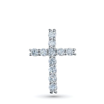 Подвеска из белого золота с бриллиантами э4701пд11159100