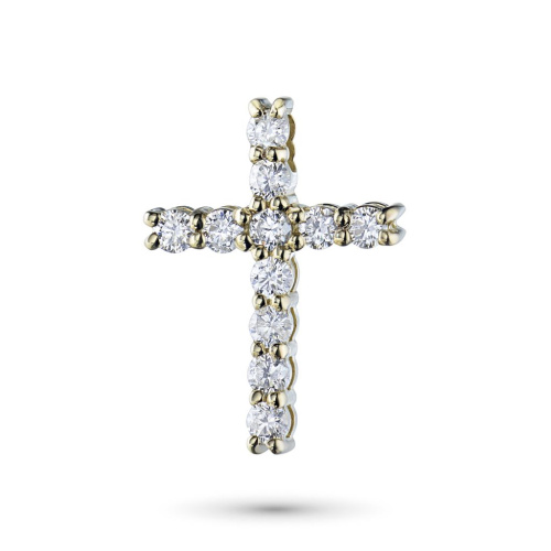 Подвеска из желтого золота с бриллиантами э0301пд11159100