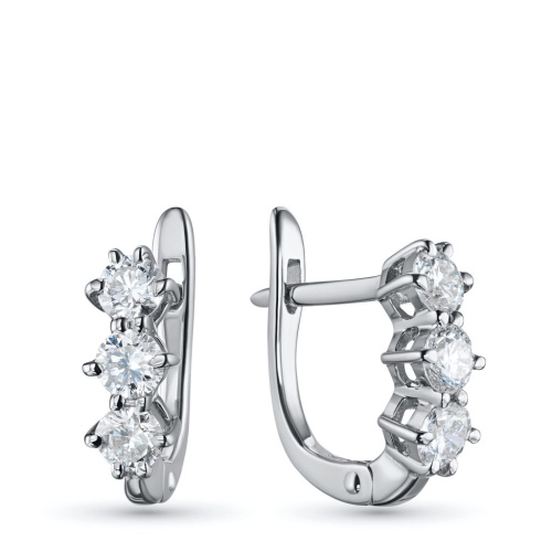 Серьги из белого золота э4712сг07070100