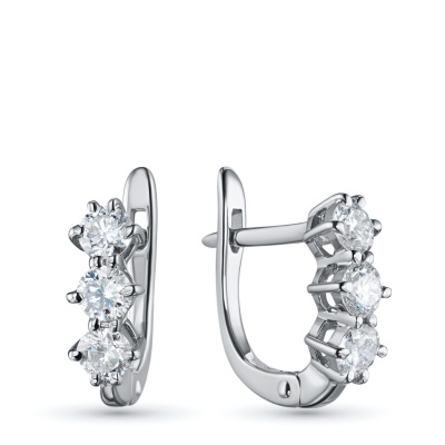 Серьги из белого золота э4712сг07070100