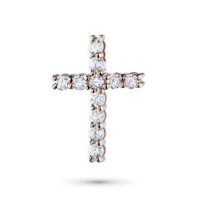 Подвеска из красного золота с бриллиантами э0201пд11159100