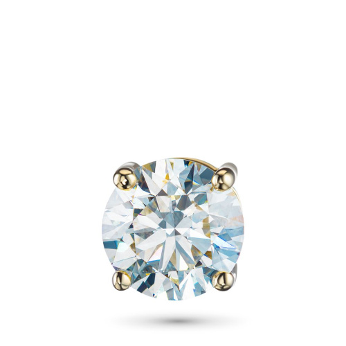 Классическая подвеска из желтого золота э0312пд11231160_white