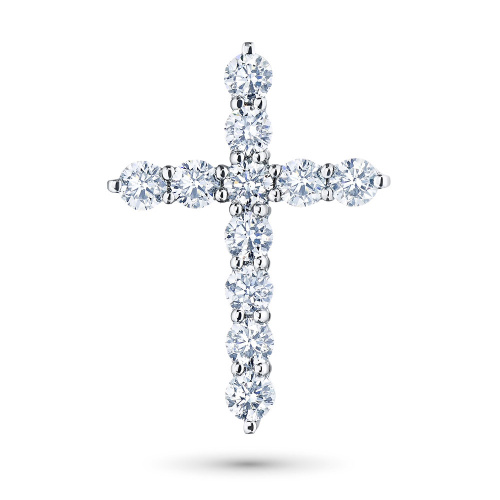 Подвеска из белого золота с бриллиантами э4701пд07180600