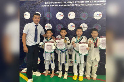 Юные спортсмены из Якутии выступили на турнире по тхэквондо в Хабаровском крае / Нарыйа Пахомова   Хабаровский край