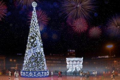 Стали известны сроки установки нового зимнего оформления площади Орджоникидзе в Якутске / ЯСИА Якутск Якутск Республика Саха (Якутия)