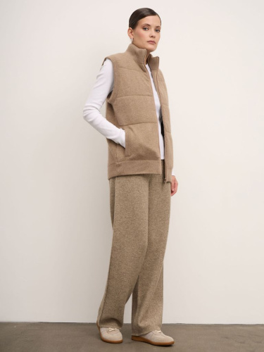 Жилет из кашемира женский 16138 капучино