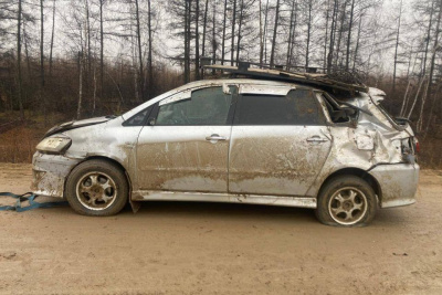 Автомобиль съехал с дороги в Мегино-Кангаласском районе. Пострадал один человек / ЯСИА   