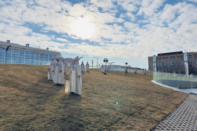 Фото и видео: в Якутске на площади Ленина провели обряд алгыс / Иван Евсеев Якутск Якутск Республика Саха (Якутия)