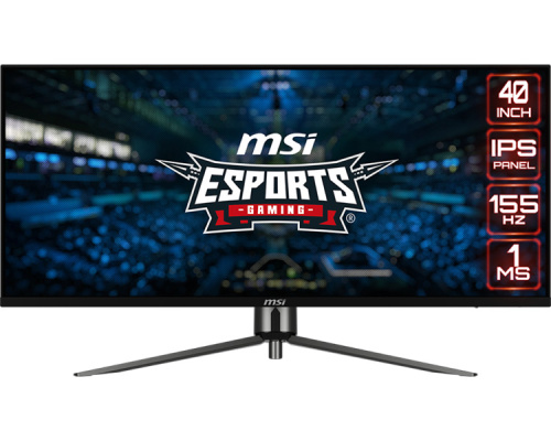 Монитор 40" MSI MAG 401QR 9S6-3EA54H-016 3440x1440 21:9 IPS Flat, 1ms(MPRT), 155Hz, HDR 400, 1000:1,100M:1, 400nit, 178/178, 2*HDMI, DP, USB-C, 2*USB