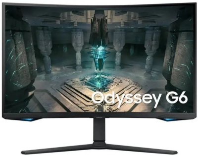 Монитор 31,5" Samsung Odyssey G6 S32BG650EMXUE 2560*1440, VA, 16:9, 350cd, 2500:1, 178гр/178гр, FreeSync Premium Pro HDMI, DP, 240Hz, HAS, Pivot, USB