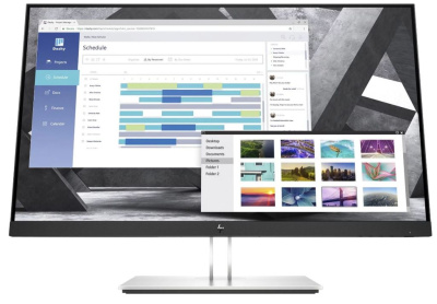 Монитор 27" HP E27q G4 9VG82A9 2560x1440, 16:9, IPS, 250 cd/m, 1000:1, 5ms, 178°/178°, 75Hz, HDMI, DP, VGA, USB Type-A, HAS Pivot VESA, silver