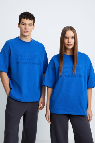 Футболка свободного кроя с принтом из коллаборации