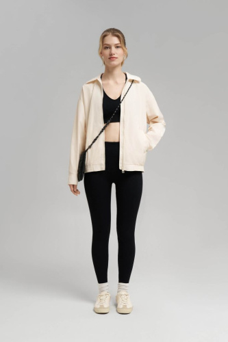 Спортивные легинсы из трикотажа с антибактериально