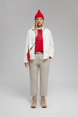 Утепленные брюки с эластичным низом