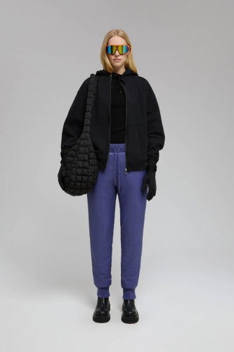 Утепленные брюки с эластичным низом