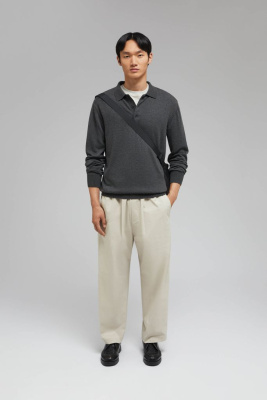 Джемпер-поло с шерстью