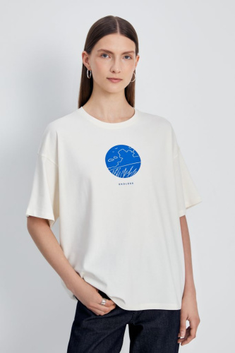 Футболка с принтом