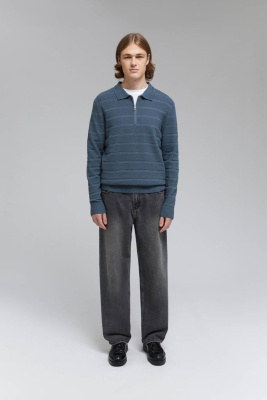 Джемпер с воротником-поло