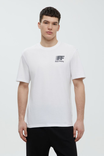 Футболка из хлопка с принтом