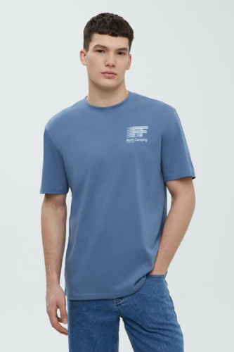 Футболка из хлопка с принтом