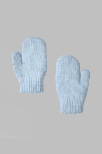 Варежки из ангоры и шерсти