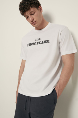 Футболка свободного силуэта с принтом