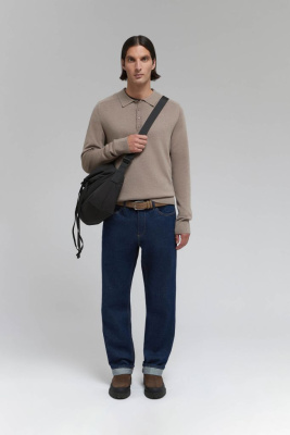 Джемпер-поло с шерстью