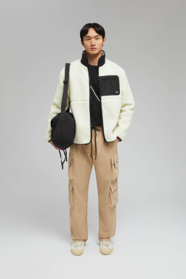 Брюки-карго с эластичным поясом