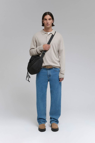 Джемпер-поло с шерстью