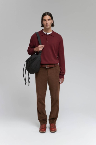 Брюки прямого кроя из хлопка