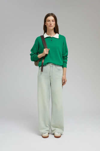 Джемпер-поло из хлопка