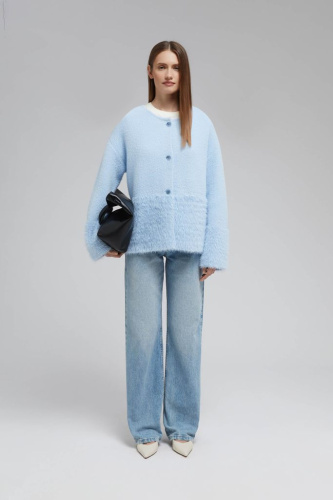 Кардиган прямого кроя