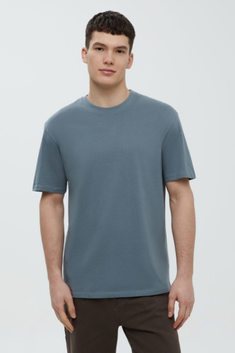 Базовая футболка из хлопка прямого силуэта