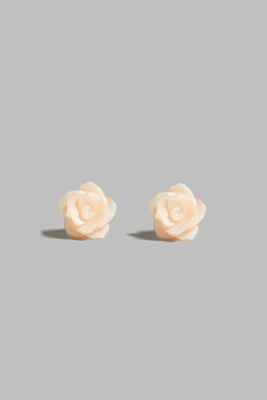 Серьги пусеты из натуральной ракушки