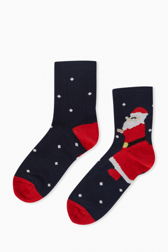 Носки из хлопка с узором