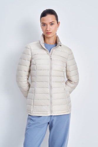 Куртка стеганая с наполнителем из натурального пух